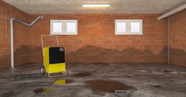 Basement Water Remediation in Johnson City