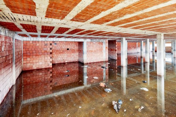 Basement Flood Remediation in Johnson City